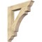 Ekena Millwork Merced Traditional Rough Sawn Bracket, Douglas Fir, 6"W x 38"D x 44"H BKT06X38X44MRC01RDF - alternate 1